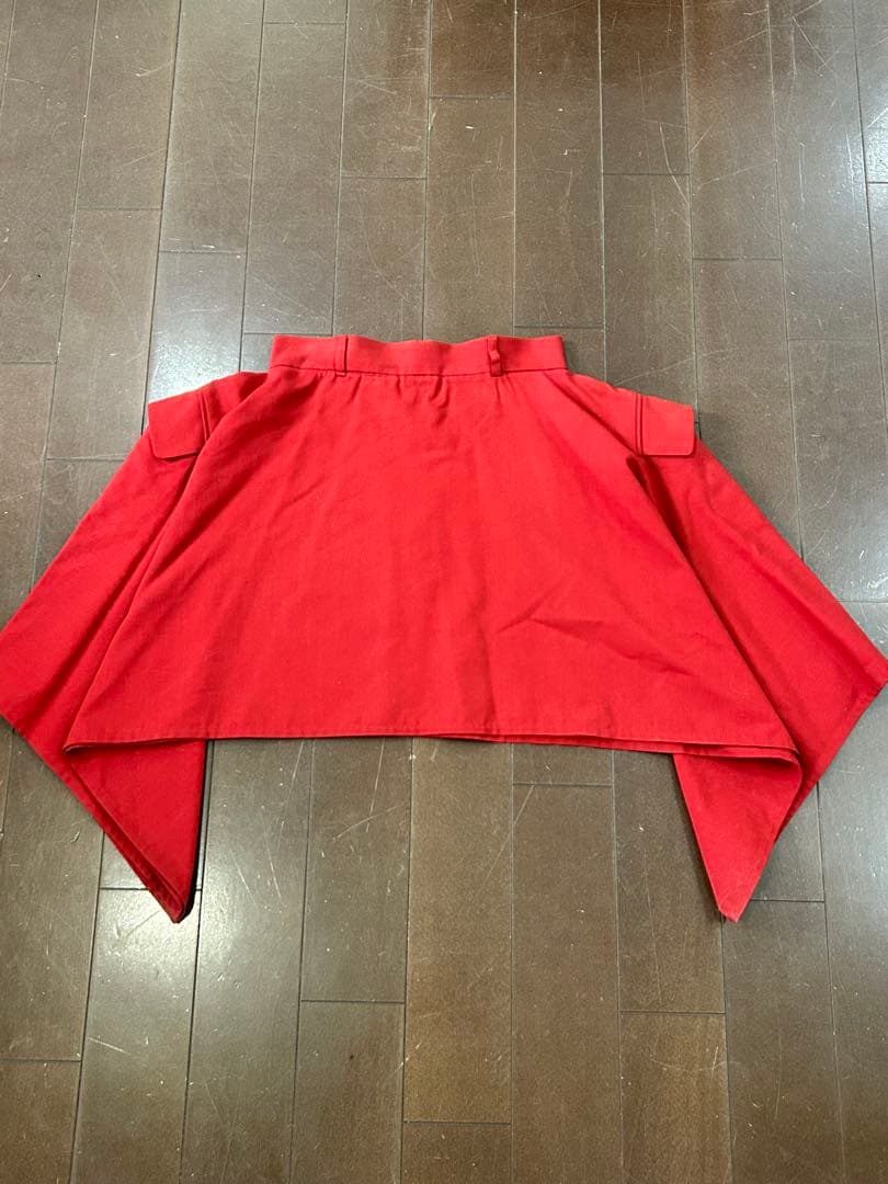 Jean Paul Gaultier フレアスカート 42 レッド