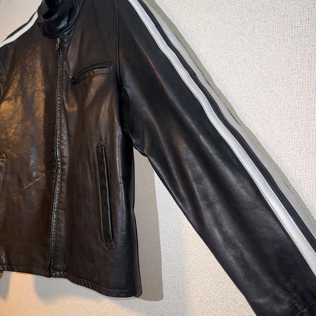 【希少】OLD GAP シングルライダースジャケット 本革 M 美品