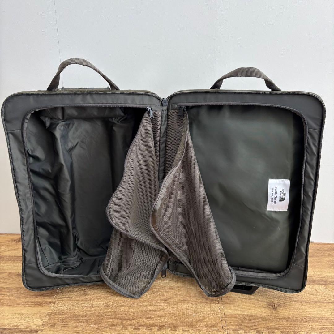 美品　ノースフェイス　シャトルローラー　キャリーバッグ　2輪　機内持込 ハンドル