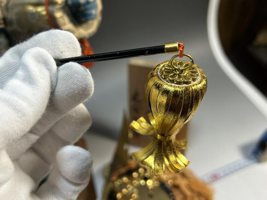 五月人形 武者人形　原米洲　節句人形　大将　将軍　侍　武者　木目込み人形　御所