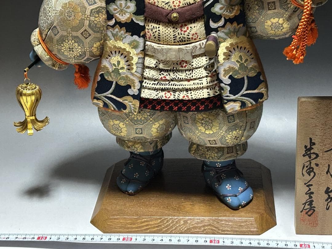 五月人形 武者人形　原米洲　節句人形　大将　将軍　侍　武者　木目込み人形　御所