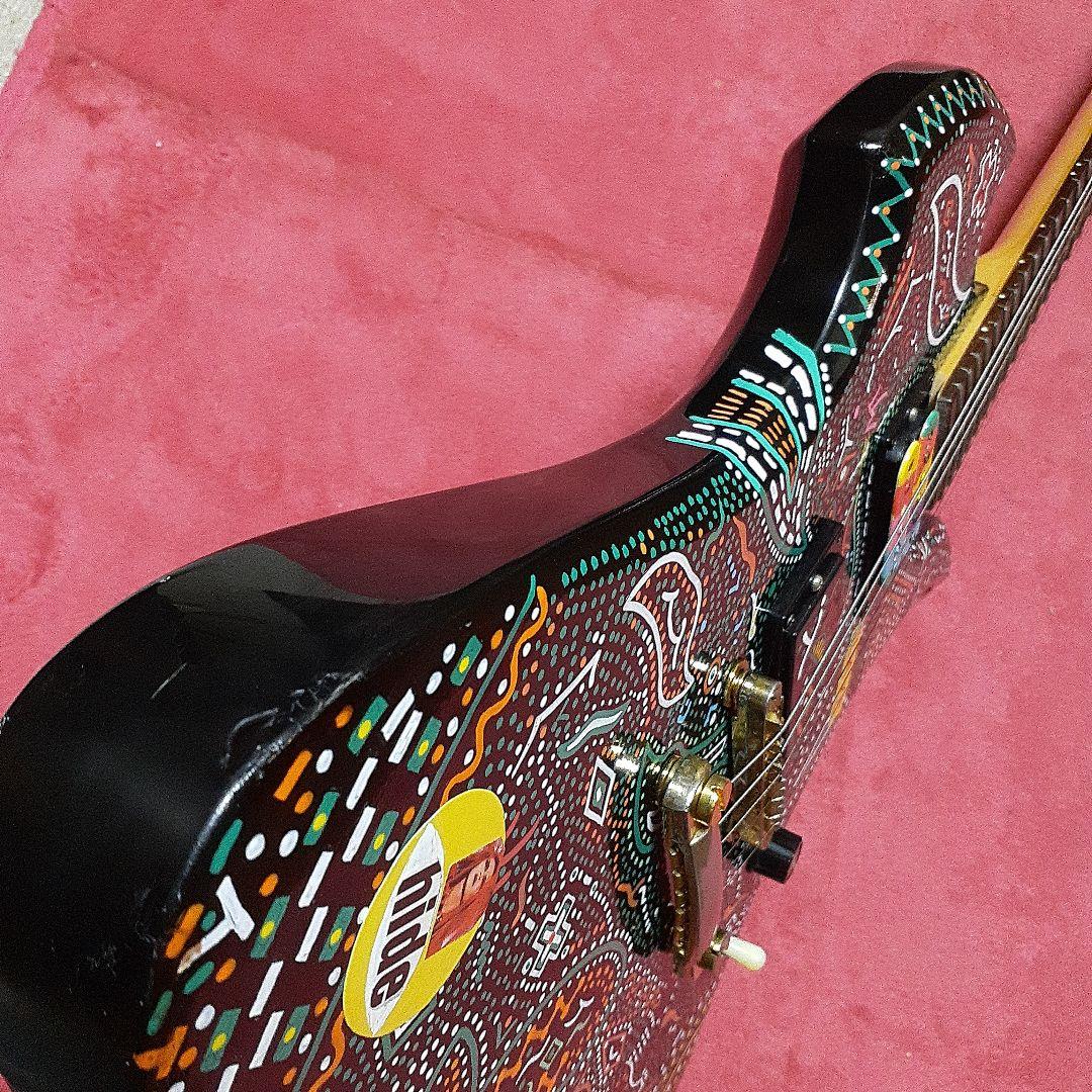 【良・美品】アメーバペイント・hideモデル。モッキンバードエレキギター。