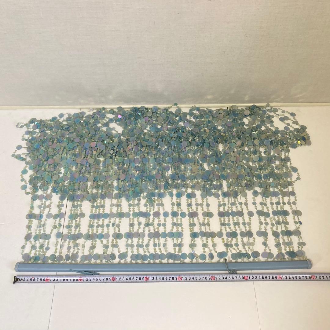 ドアカーテン のれん すだれ 間仕切り 壁掛け キラキラ 大型 ロング レトロ