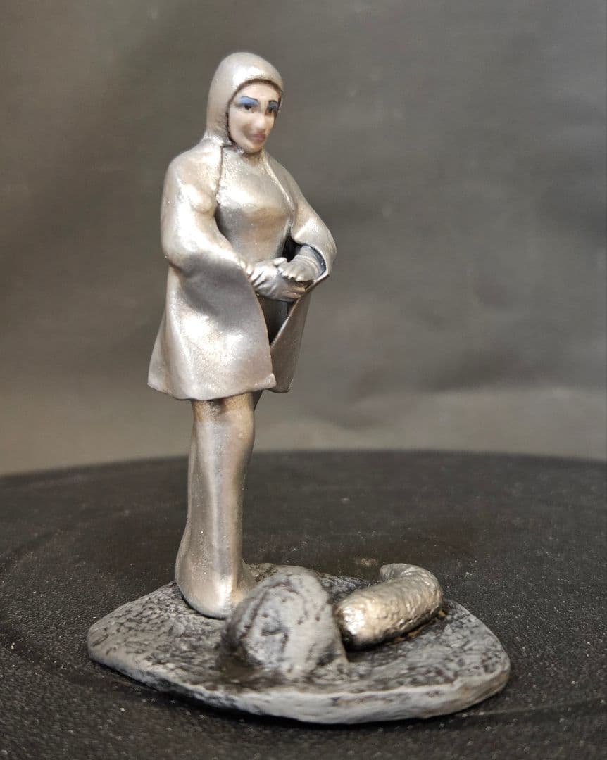 ゴジラ怪獣ソフビ　HGゴジラシリーズ　キラアク星人　リペイント完成品