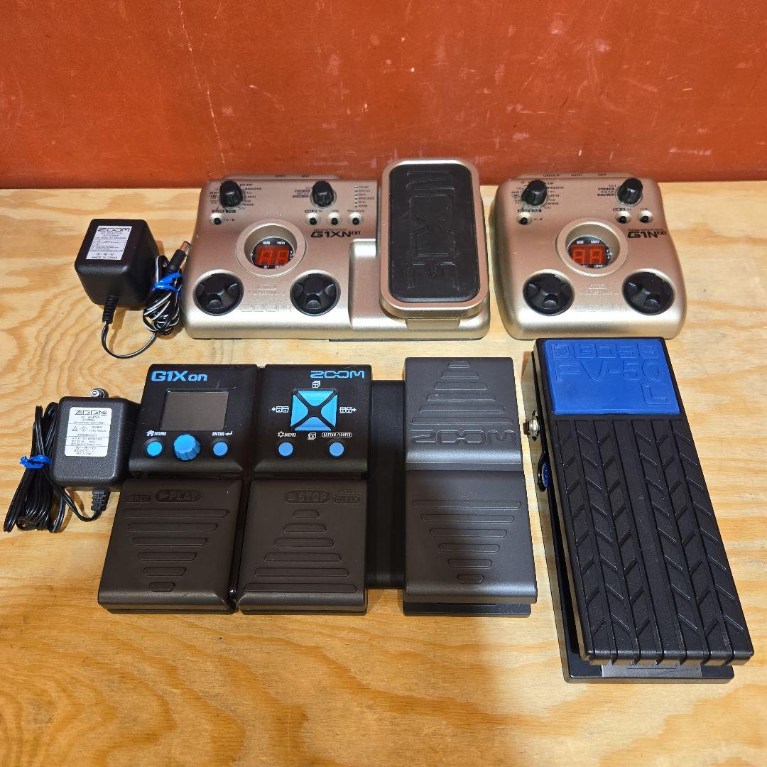 ZOOM BOSS マルチエフェクター ボリュームペダル セット