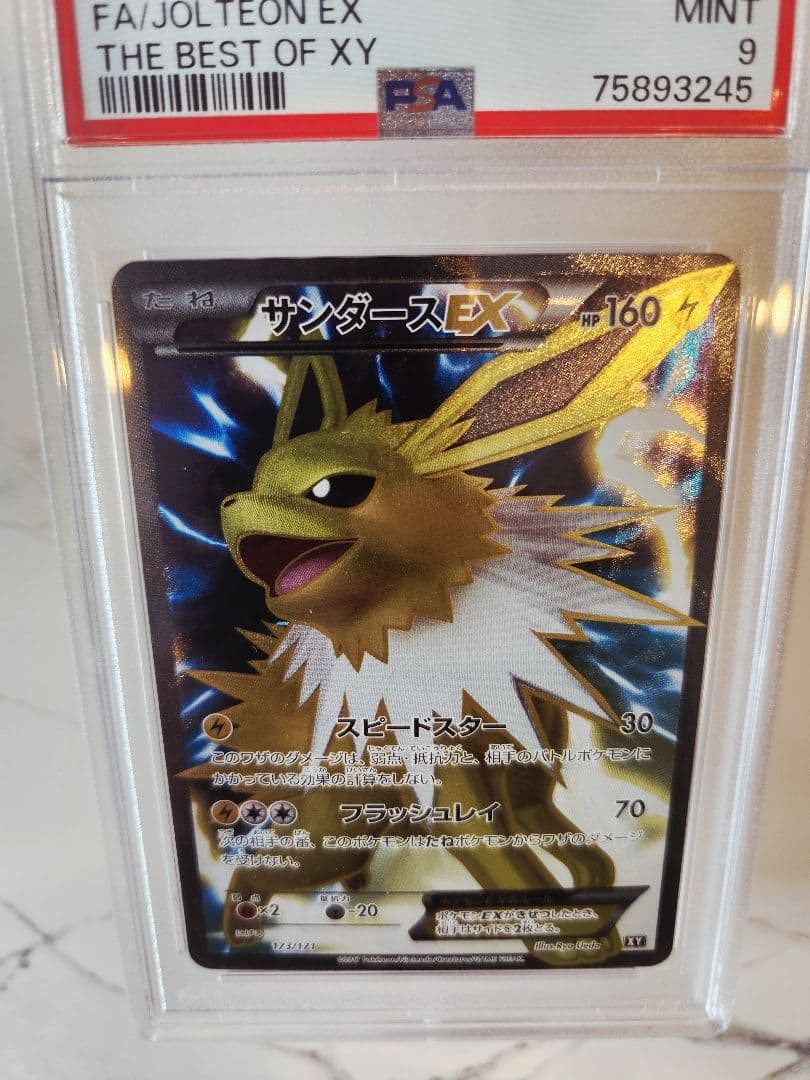 《極美品最安》サンダースEX SR THE BEST OF XY 【世界213枚