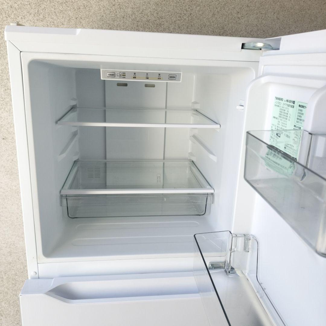 【2023年製／美品】TWINBIRD 199L 3ドア冷蔵庫 HR-E919