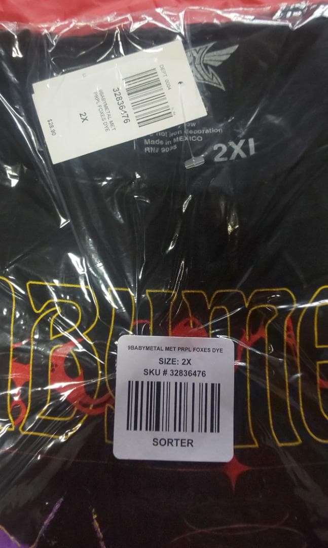 BABYLFoxesGirlsT-ShirtJ2XサイズHOTTOPIC