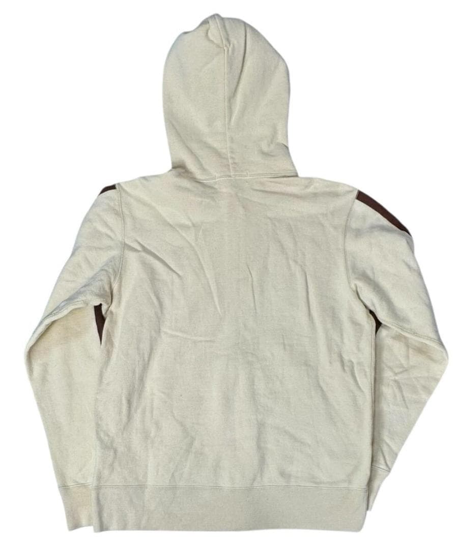 キムタク着用 エイプ ジップアップ スウェットパーカー イエロー M