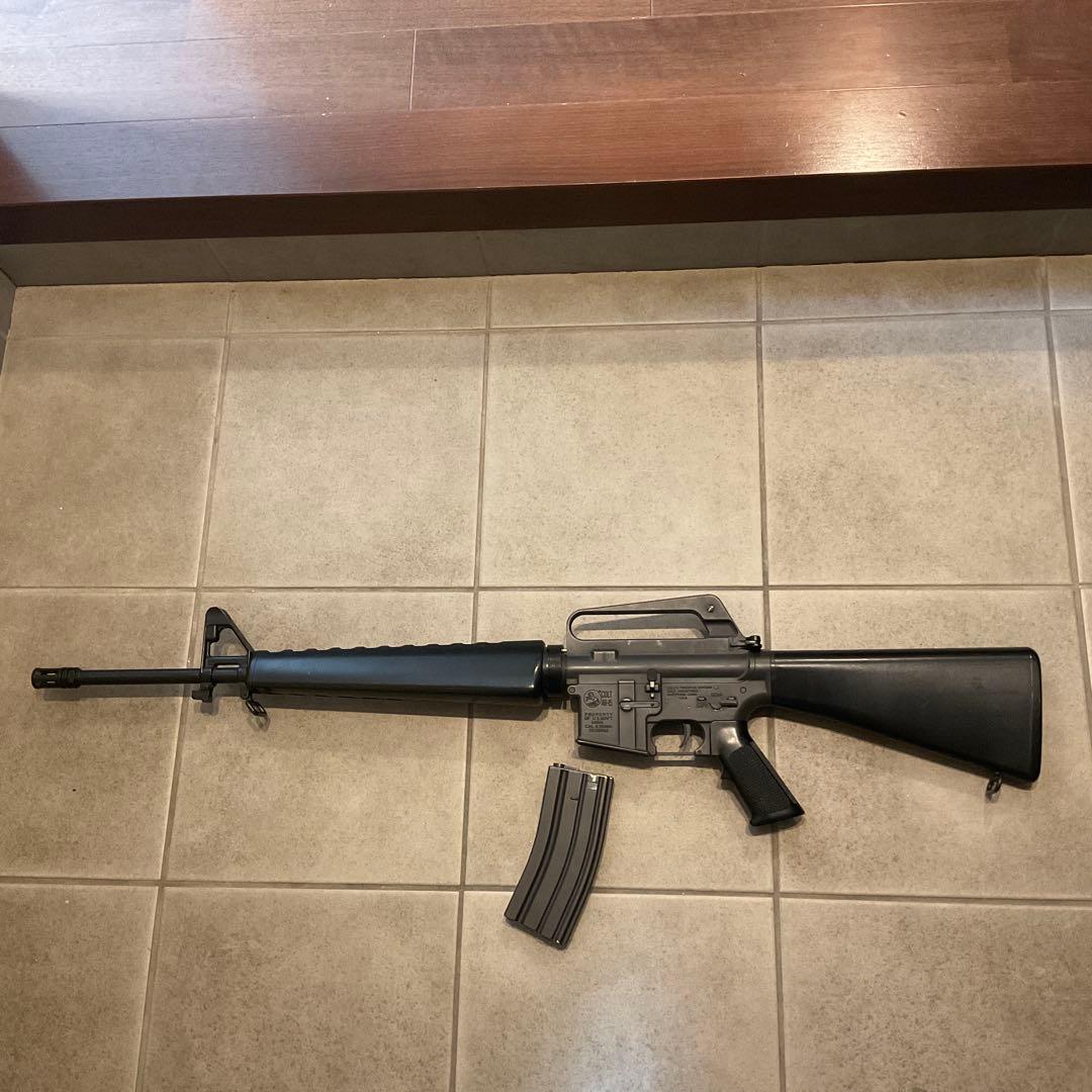 92m/s絶版品東京マルイ純正電動ガンM16A1 メンテ済＋300連マガジン良品