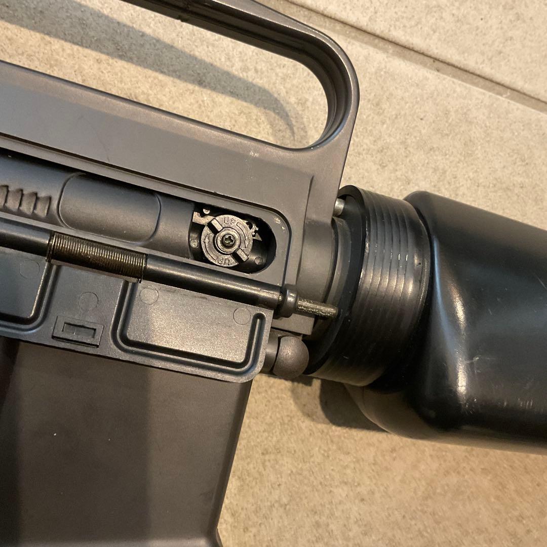 92m/s絶版品東京マルイ純正電動ガンM16A1 メンテ済＋300連マガジン良品