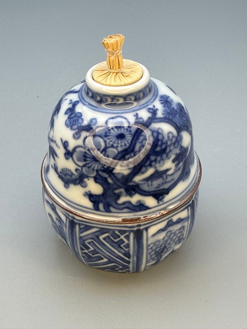 茶道具　振出　巾筒　真葛香斎　祥瑞