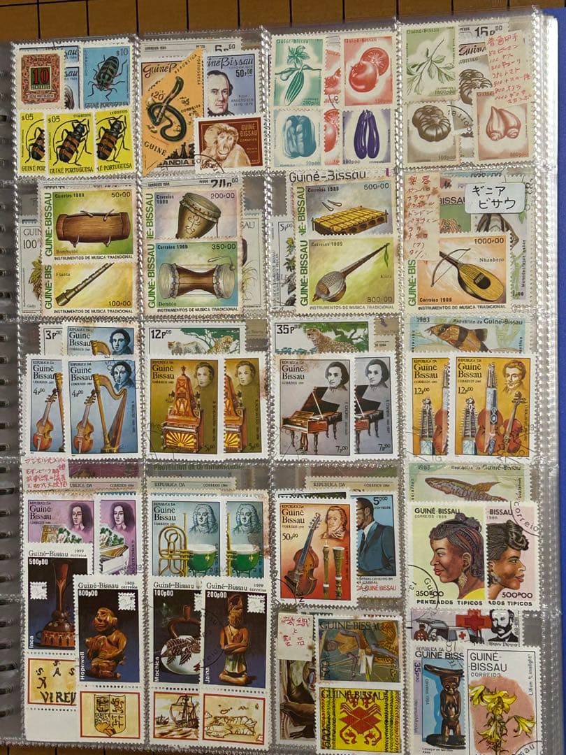 アフリカの切手　ファイル売り　超大量セット