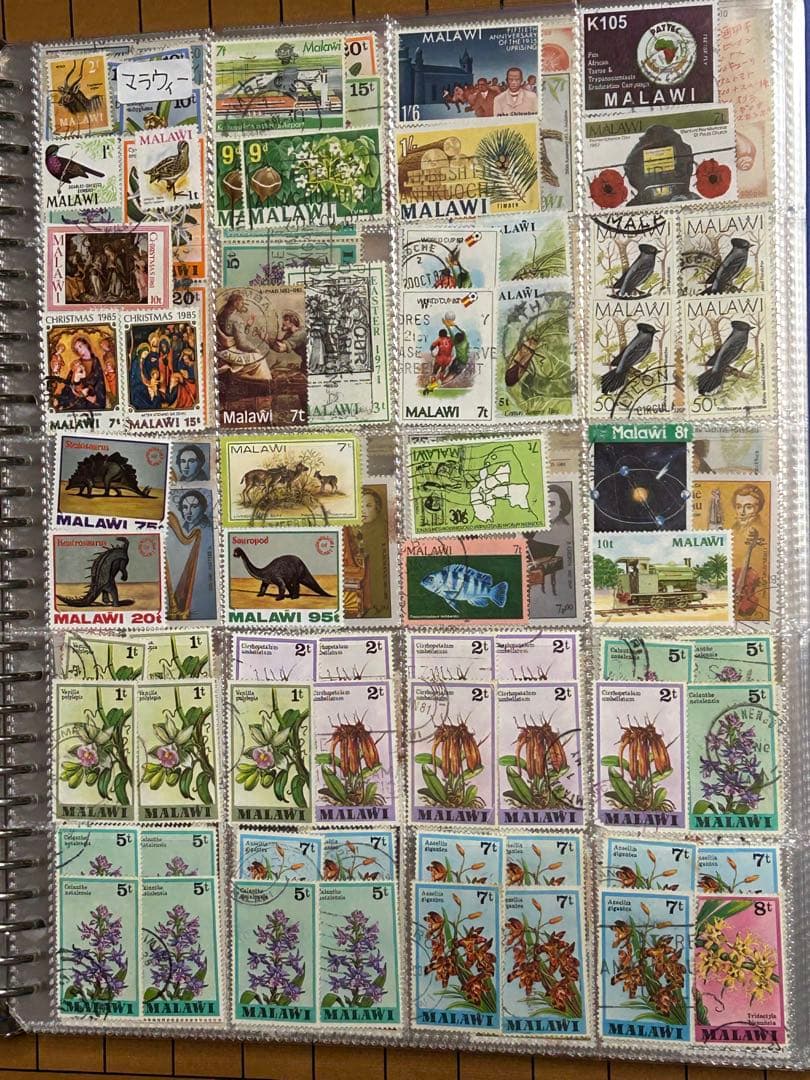 アフリカの切手　ファイル売り　超大量セット