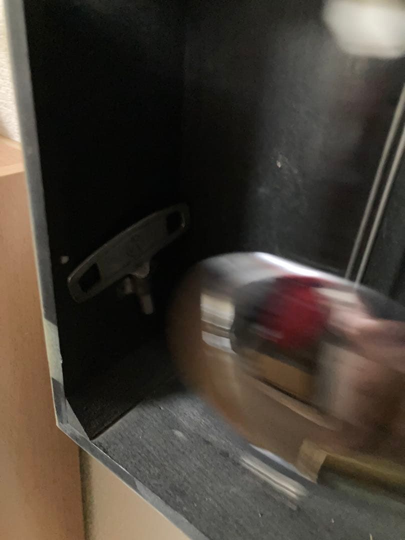 希少 アンティーク愛知時計電機21日巻 柱時計 chingchang