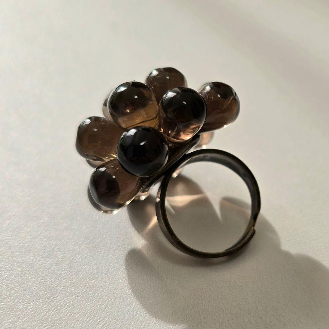 【Murder Pollen】リング★スモーキークォーツ