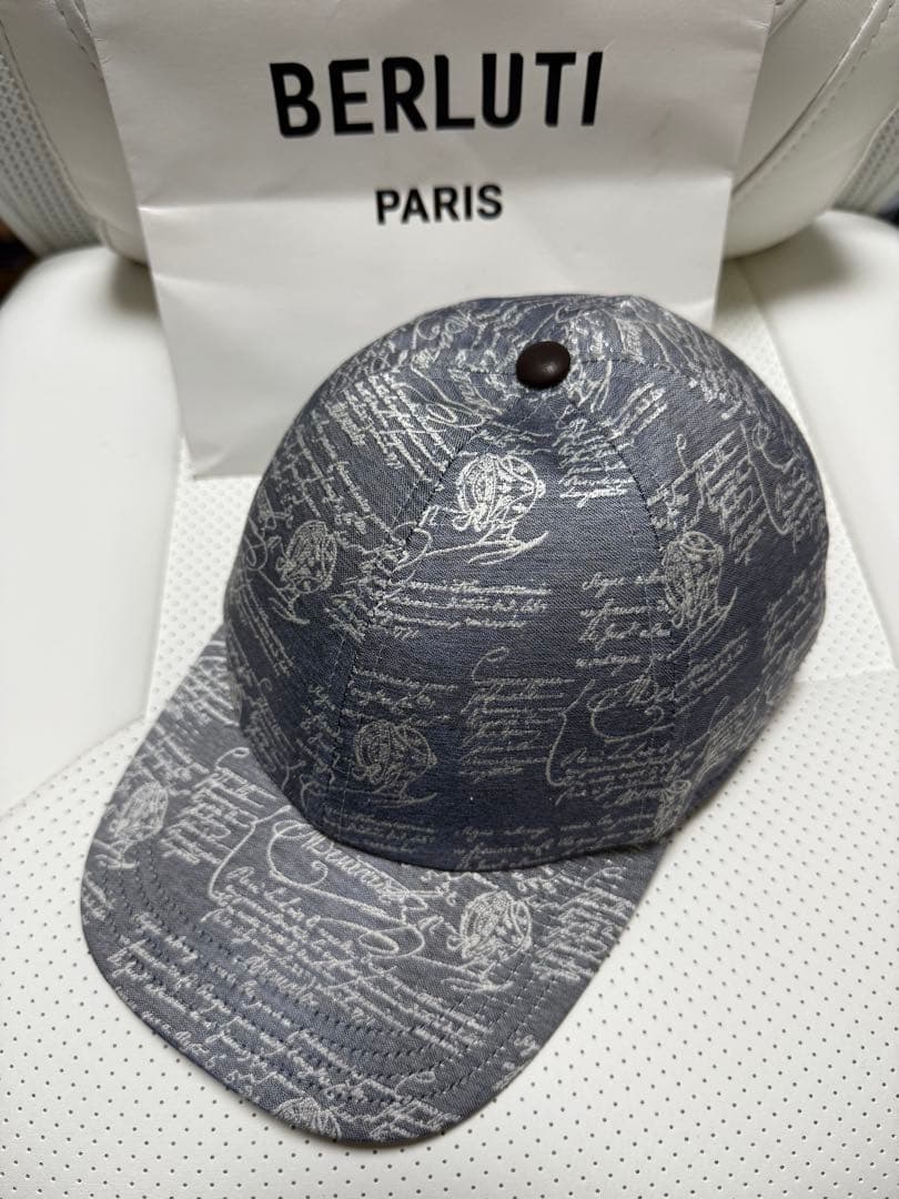 BERLUTI キャップ　シルク100% Mサイズ