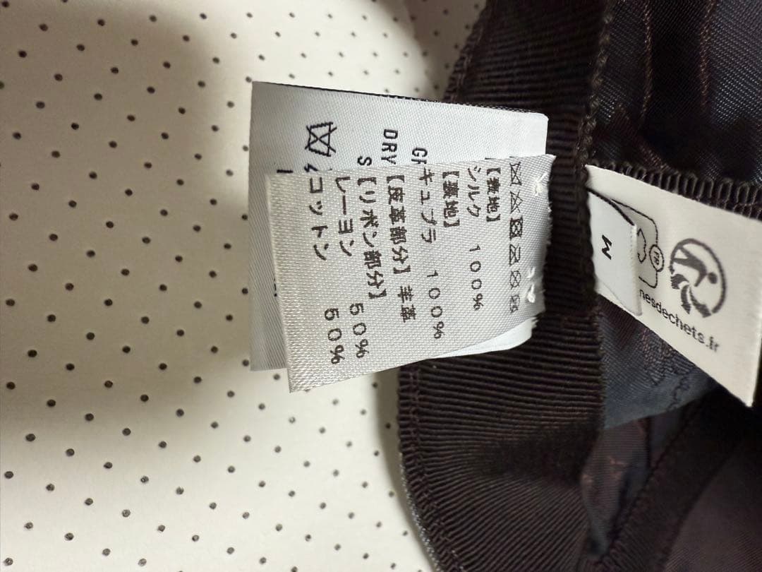 BERLUTI キャップ　シルク100% Mサイズ