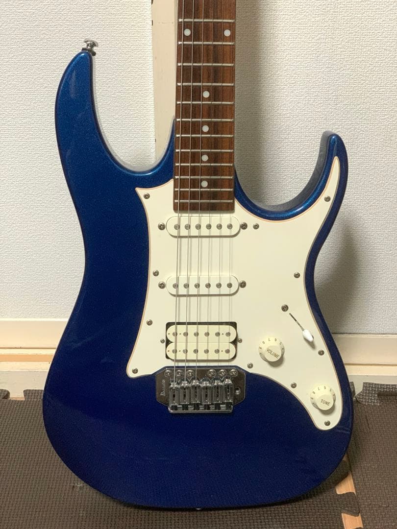 アイバニーズ Ibanez Gio GRX40-BLK 青