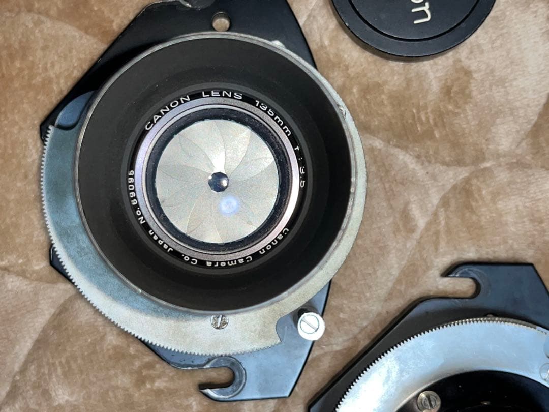 Canon 50mm ？レンズ 3本木製ケース付き