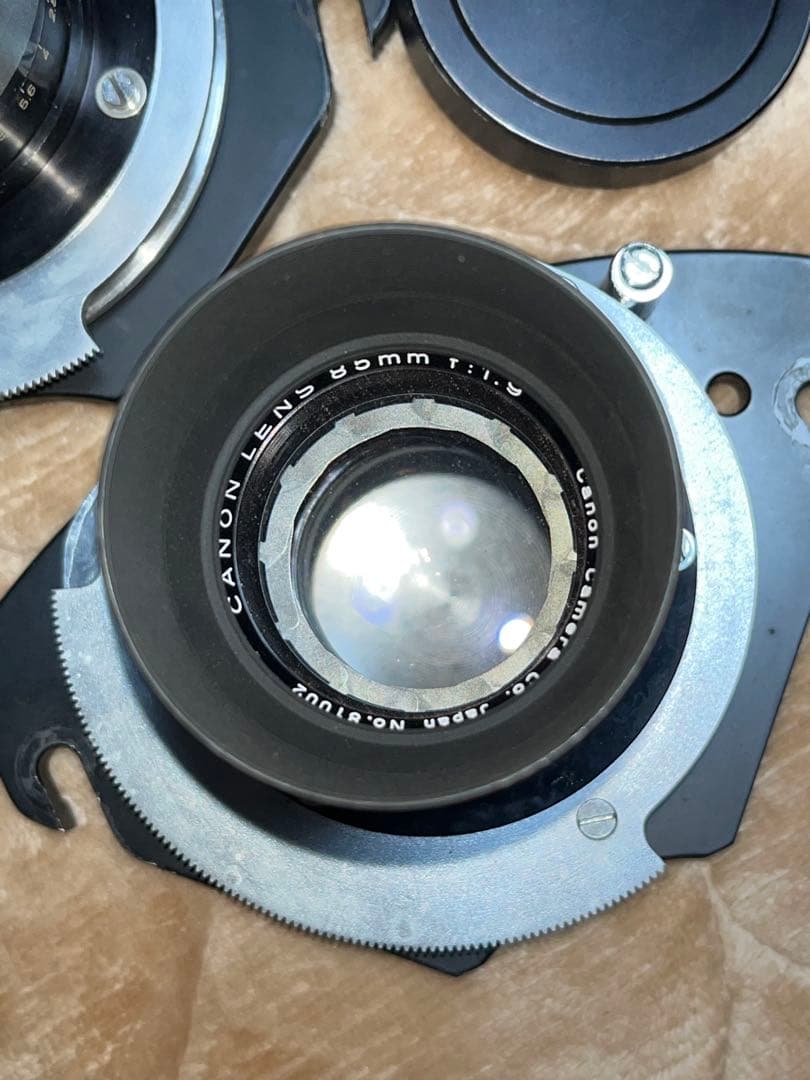 Canon 50mm ？レンズ 3本木製ケース付き