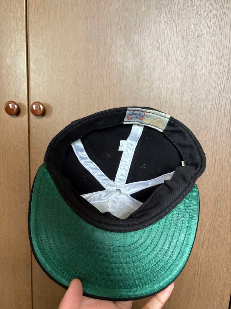 Supreme ブラック Sロゴ キャップ