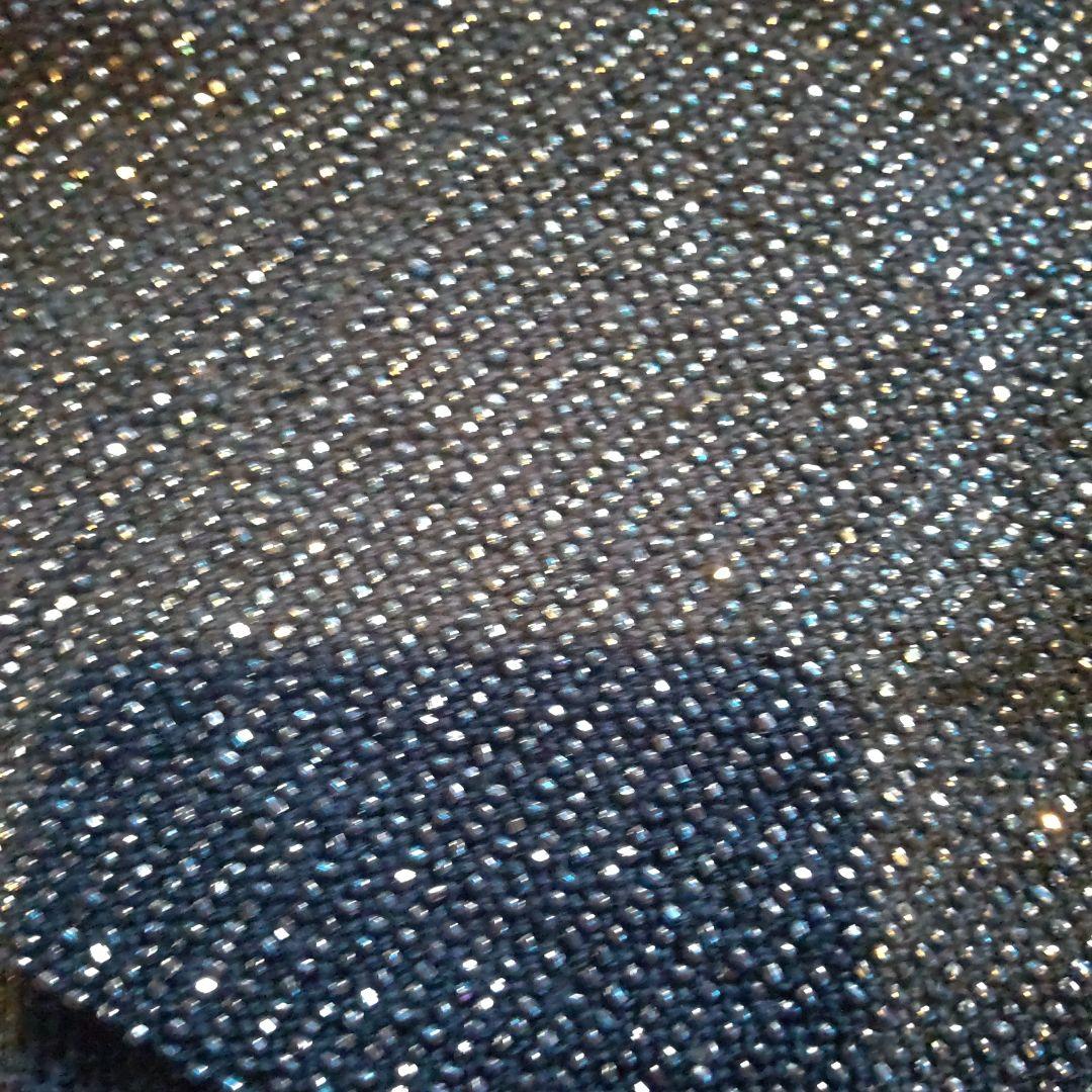 APROSIO & CO ダークブルー スカーフ＆リボンブローチ