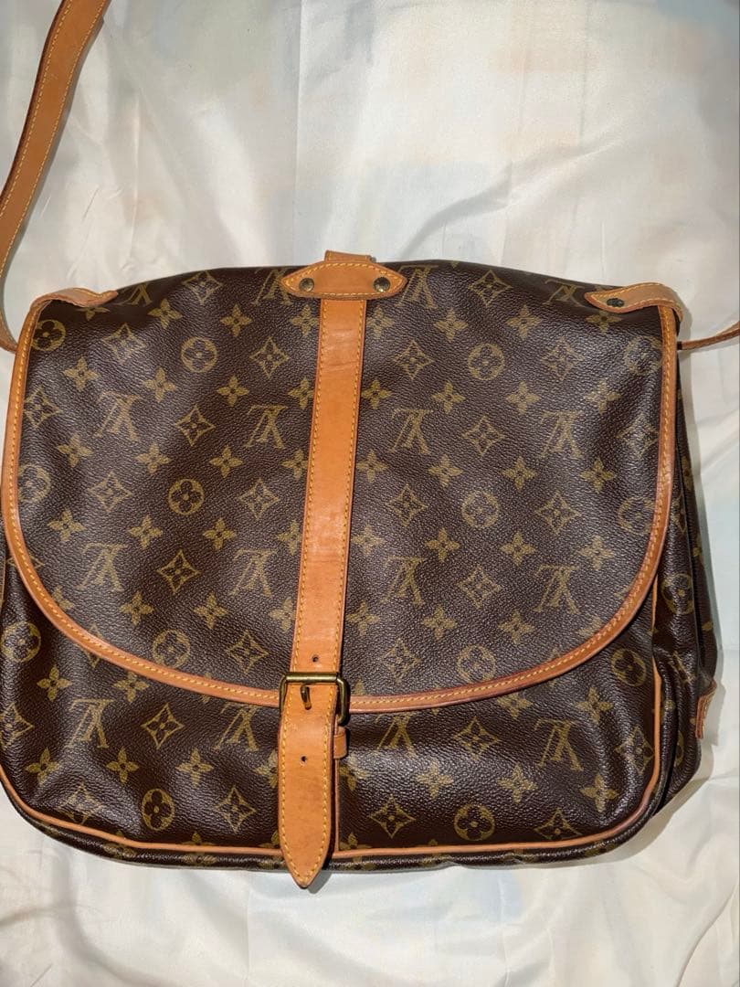 正規品 ルイヴィトン ソミュール モノグラム ショルダーバッグ