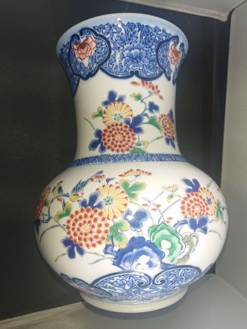 ■珍品■希少■美品■1979年女子プロレスニューワールド創立記念有田焼高級花瓶