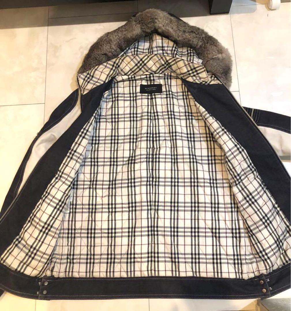 T*A様 バーバリーブラックレーベル　ホワイト羊革レザージャケット