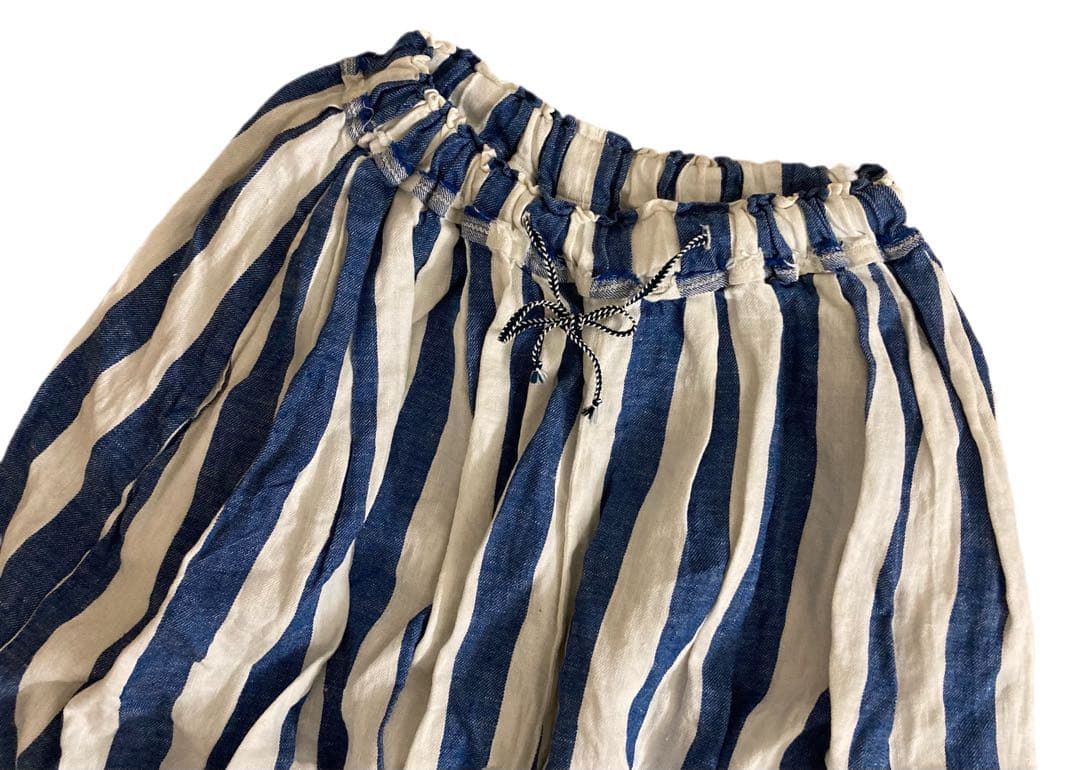 KAPITAL キャピタル リネン ストライプ パンツ