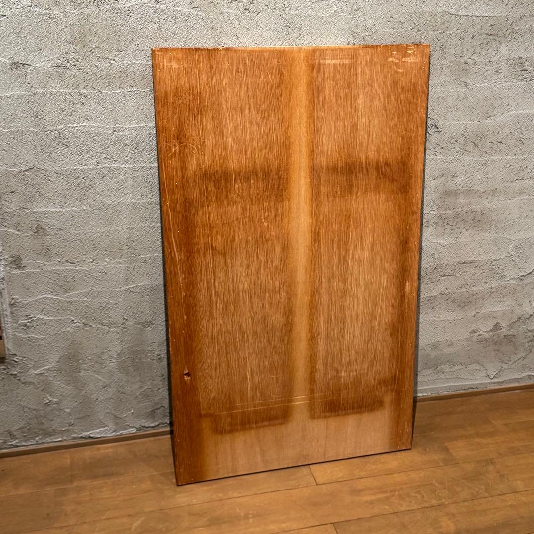 ウッドフレーム ミラー 鏡 600×990 ヴィンテージ