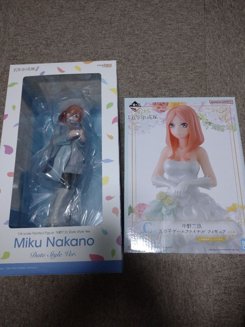 【新品未開封】五等分の花嫁 中野三玖 フィギュア　セット販売