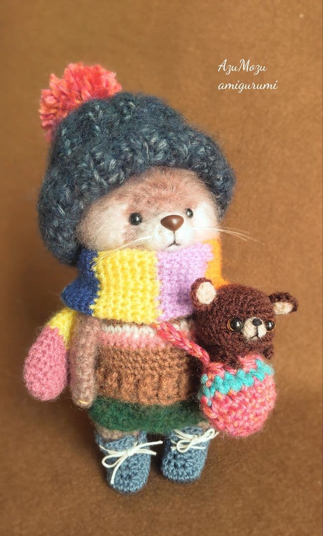 く*み様 カワウソ☆あみぐるみ☆ぬいぐるみ☆ハンドメイド