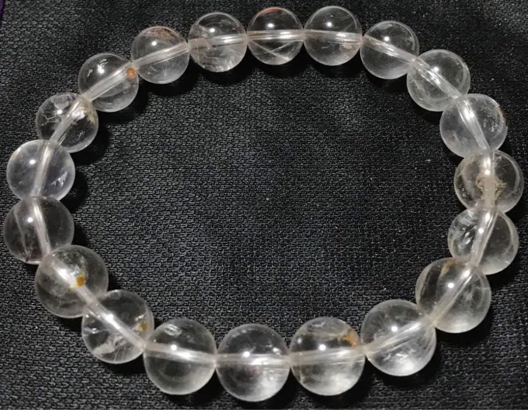 ブラジル　セラデカブラル産　オールド　レムリアンシードクリスタル　ブレスレット