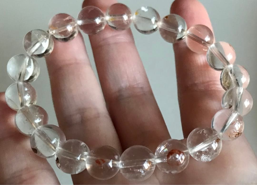 ブラジル　セラデカブラル産　オールド　レムリアンシードクリスタル　ブレスレット