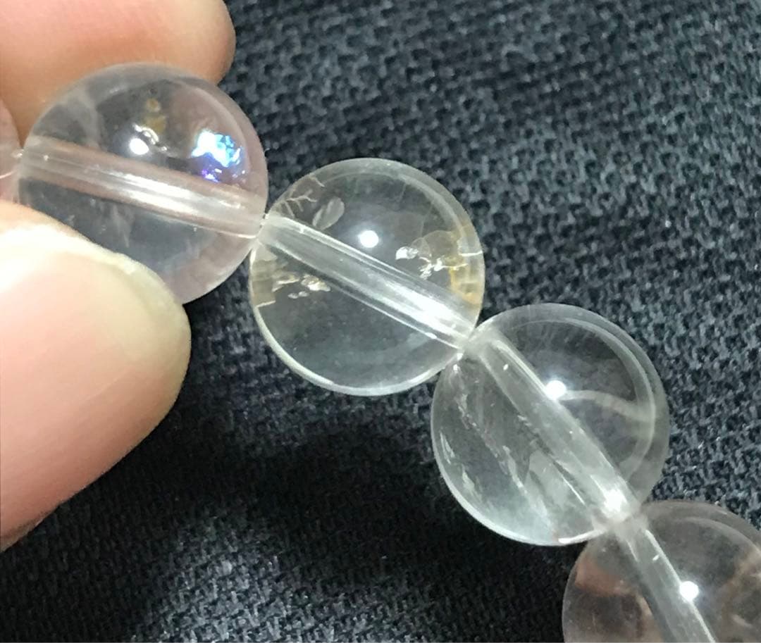 ブラジル　セラデカブラル産　オールド　レムリアンシードクリスタル　ブレスレット