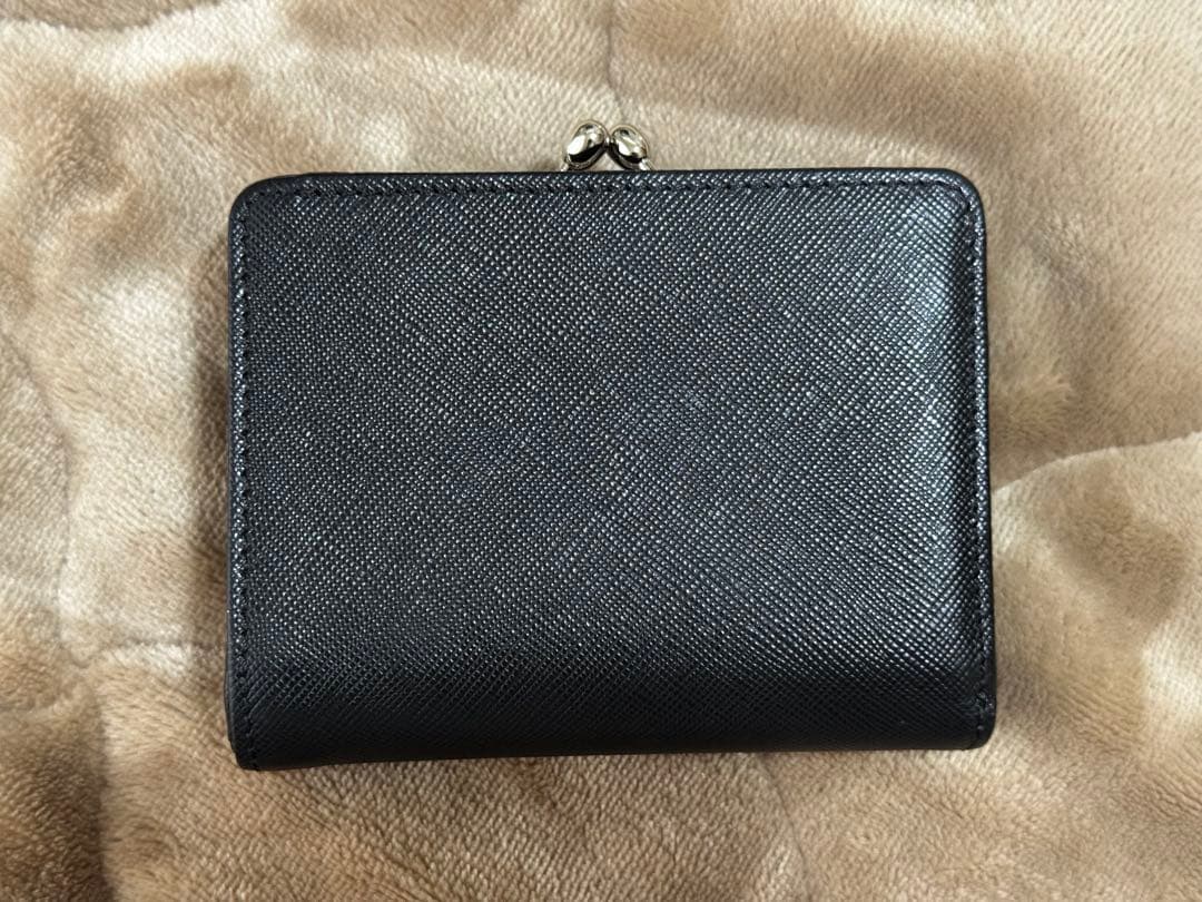 Vivienne Westwood ヴィヴィアン 二つ折り財布 黒 中古美品