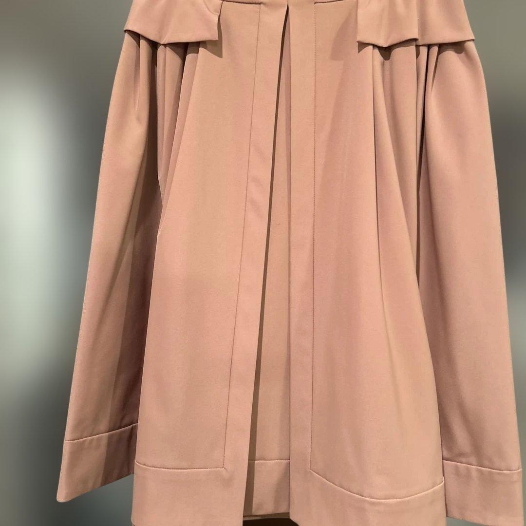 ミ*ナ様 フォクシーアプリコット38サイズひざ丈 プリーツスカート