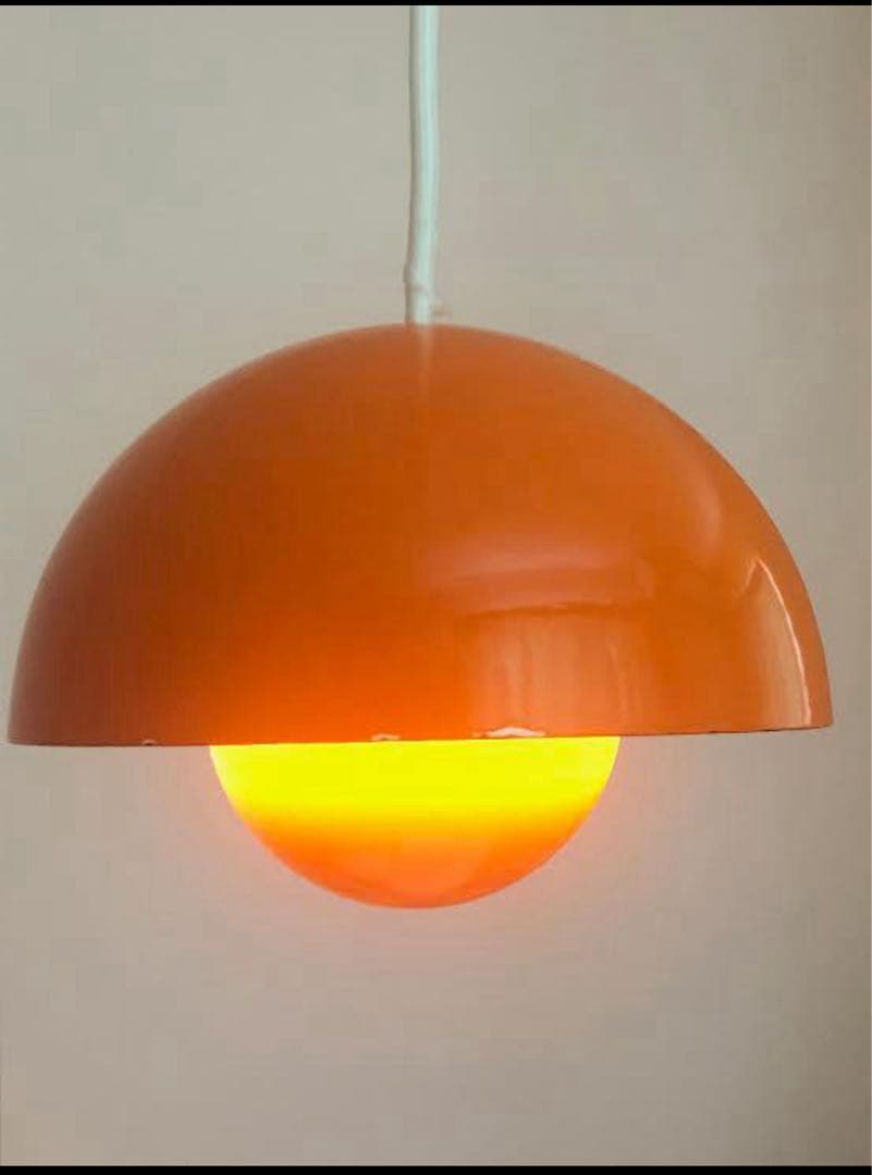 ヴェルナーパントン　フラワーポット　シーリングランプ　ビンテージ　スペースエイジ