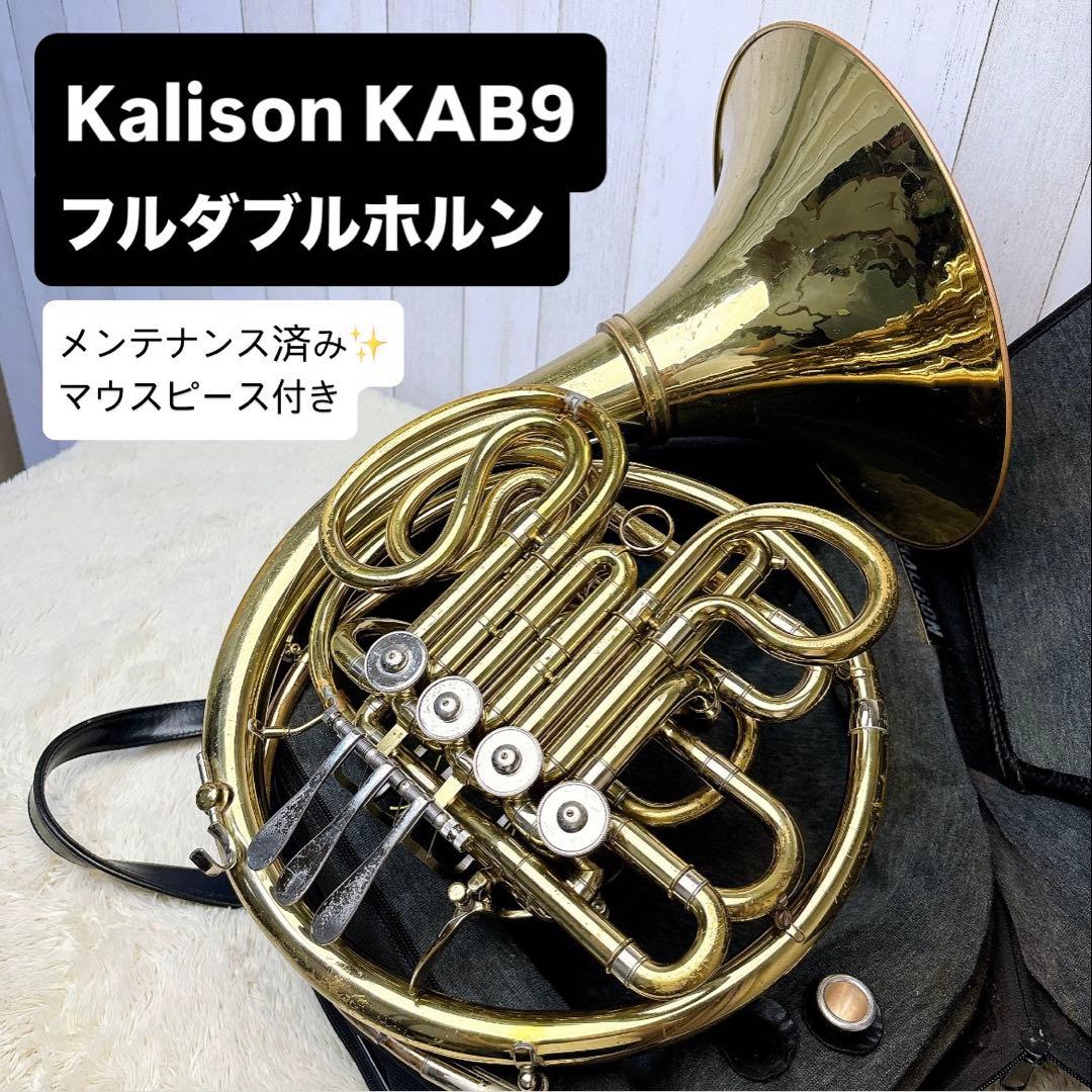 Kalison カリソン KAB9フルダブルホルン マウスピース付き