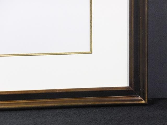 モールディング 　大全紙　水彩/版画用額縁『布張りタトウ箱　黄袋付』0109I