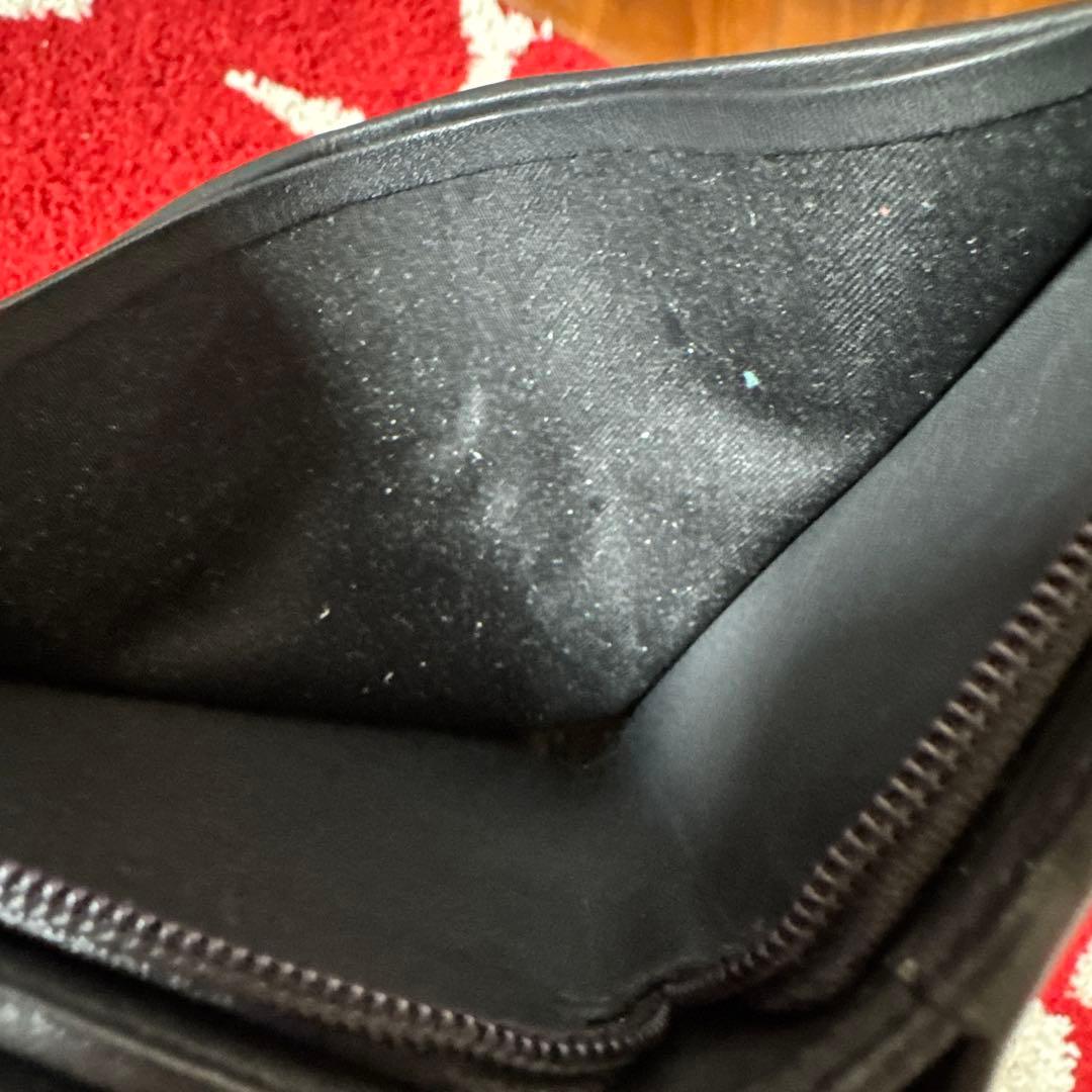 ロエベ　オールドロエベ　二つ折り財布　スエードとレザー