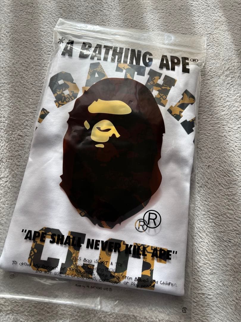 BAPE X CLOT コラボCOLLEGE RELAXED FIT TEE