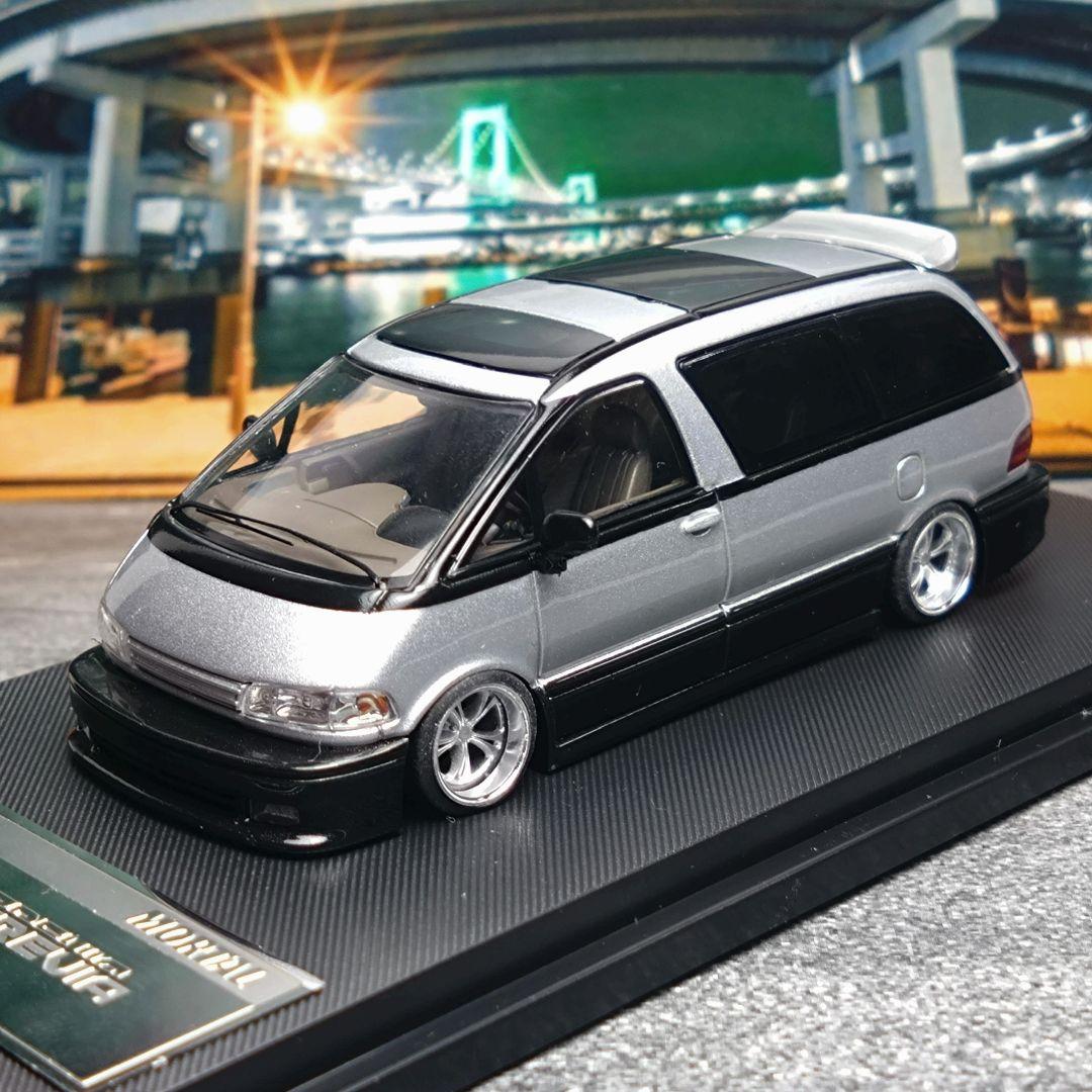 【カスタム品】MORTAL 1/64 トヨタ エスティマ FABULOUS仕様