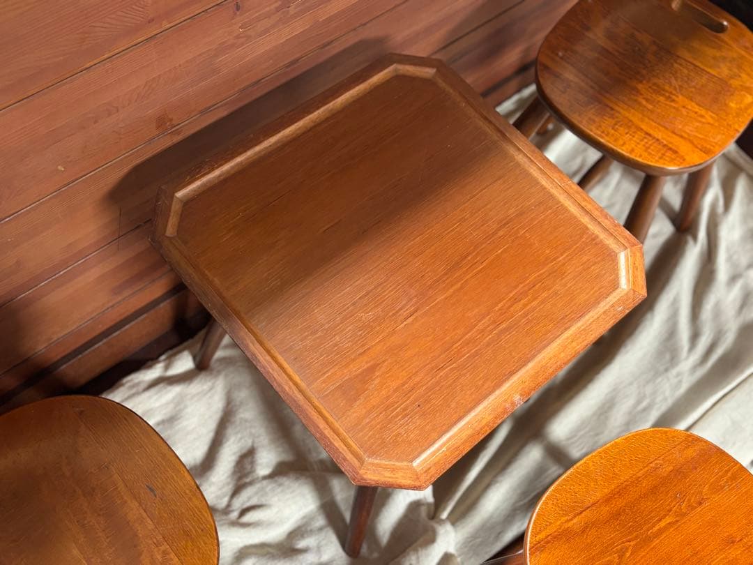 キツツキマークの小さなカフェセット