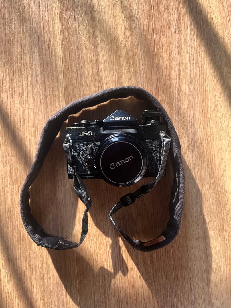 手鞠さま専用【完動品】Canon F-1 ブラックボディ FDレンズ付き