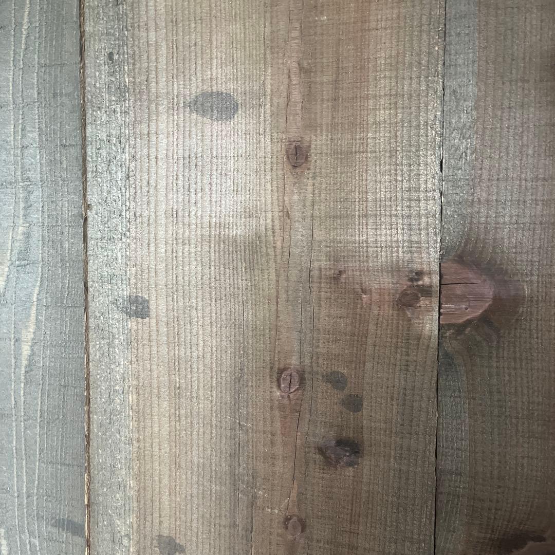 アイアン　ベンチ　足場板（古材）　アンティーク　板保護塗料　送料込み