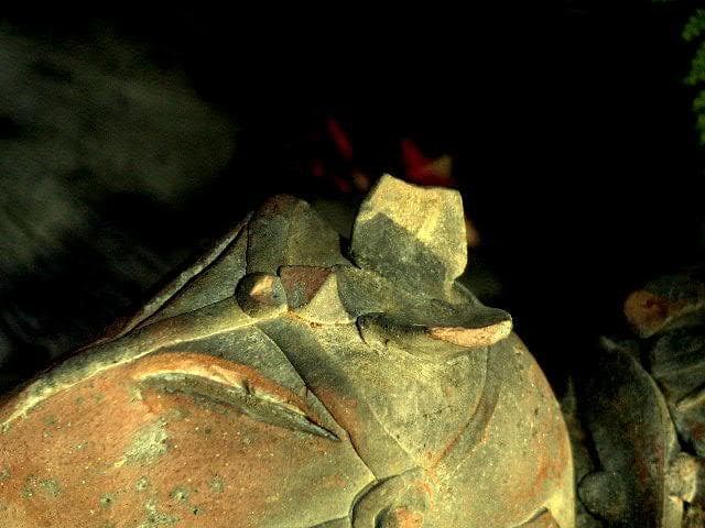 ♥中国　発掘　傭　馬　人物　注水　頭欠損　骨董品