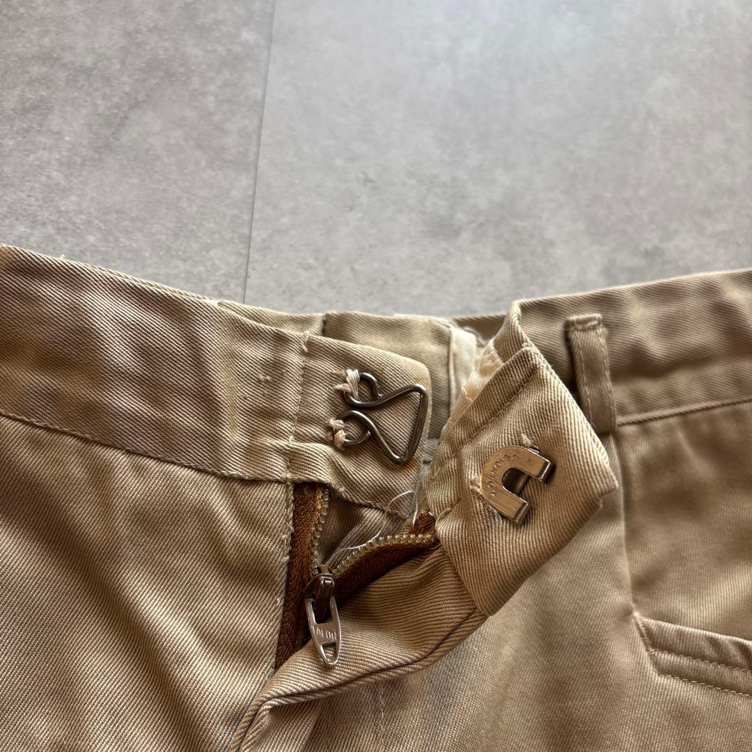 60s〜　Vintage Talon Zip チノ　パンツ　古着　ヴィンテージ